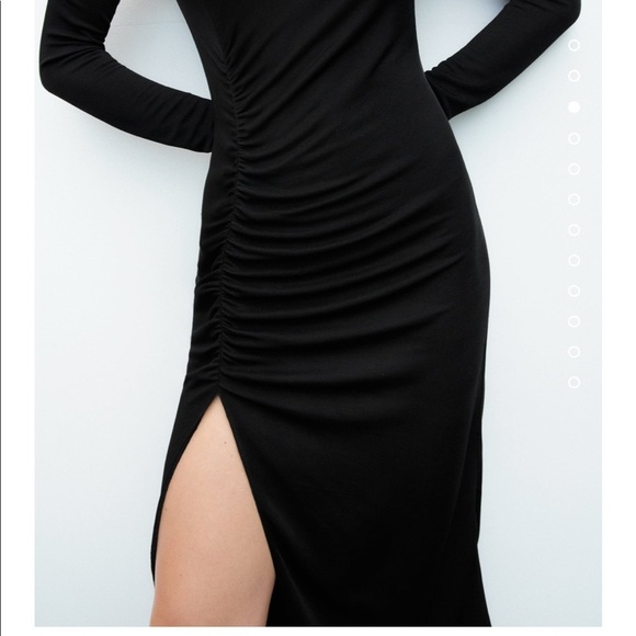 🆕 Zara draped sheath dress M​ - Picture 3 of 3